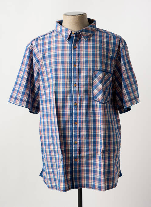 Chemise manches courtes bleu PADDOCK'S pour homme