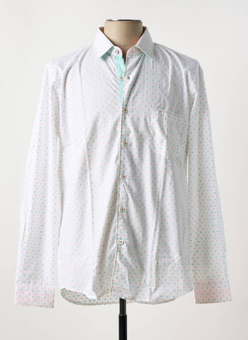 Chemise manches longues blanc DARIO BELTRAN pour homme