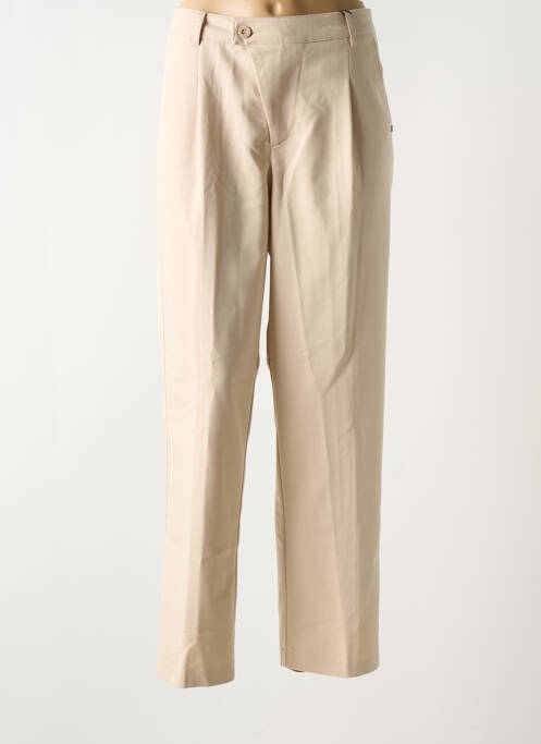 Pantalon droit beige BROADWAY pour femme