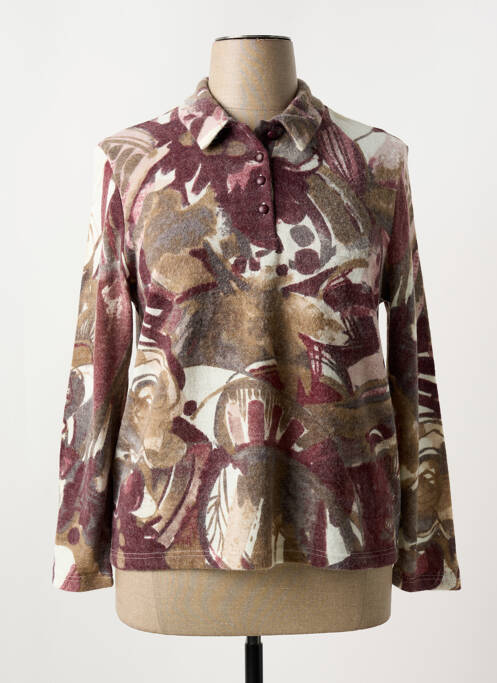 Polo violet GUY DUBOUIS pour femme