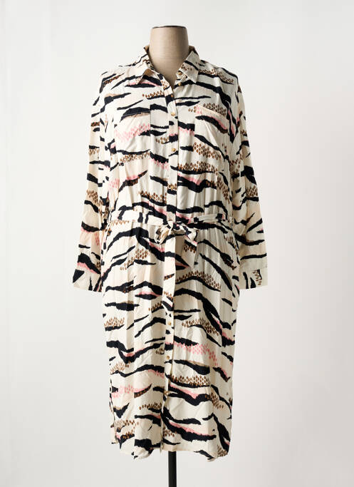 Robe mi-longue blanc BROADWAY femme