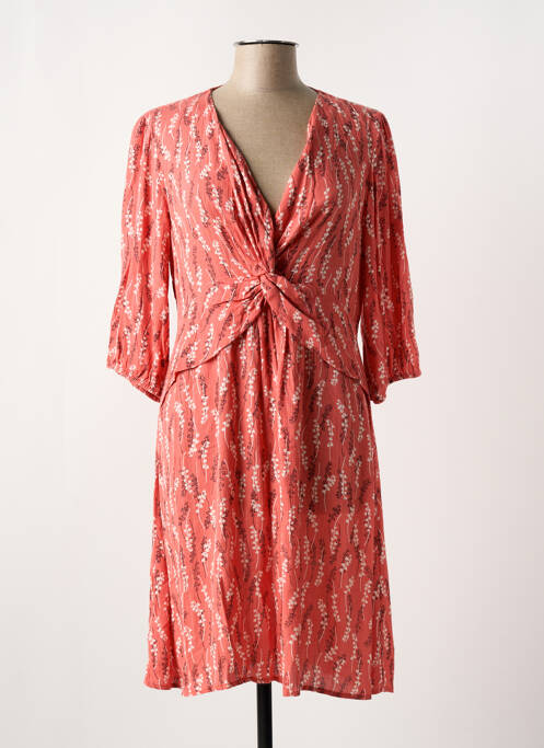 Robe mi-longue rouge ANGE pour femme