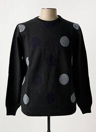 Pull col rond manches longues gris CH. K. WILLIAMS homme