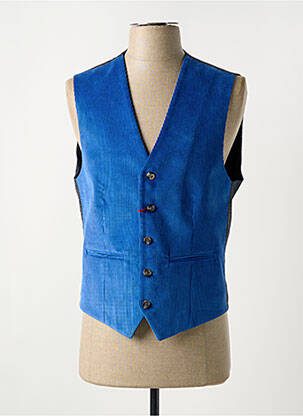 Gilet sans manche bi-matiére bleu CH. K. WILLIAMS homme