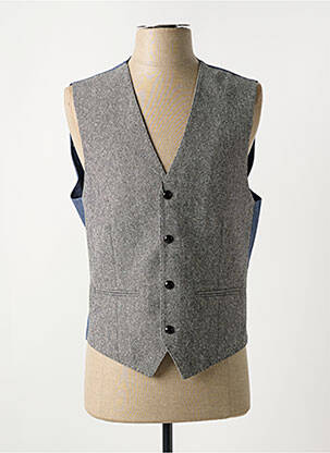 Gilet sans manche bi-matiére gris CH. K. WILLIAMS homme