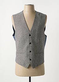Gilet sans manche bi-matiére gris CH. K. WILLIAMS homme
