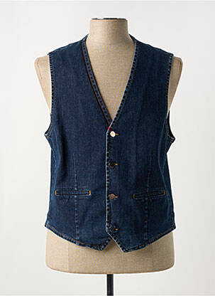 Gilet sans manche poches bleu CH. K. WILLIAMS homme