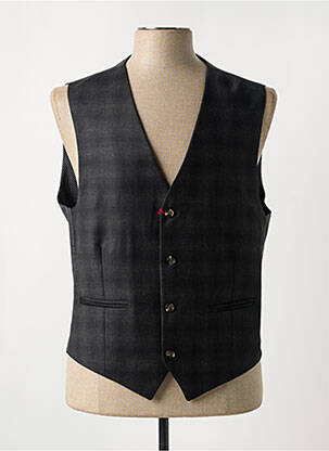 Gilet sans manche bi-matiére gris CH. K. WILLIAMS homme