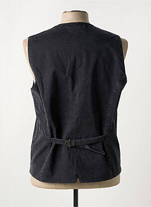 Gilet sans manche tissage chiné noir CH. K. WILLIAMS homme
