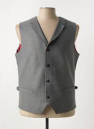 Gilet sans manche tissage chiné gris CH. K. WILLIAMS homme