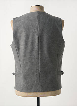 Gilet sans manche tissage chiné gris CH. K. WILLIAMS homme