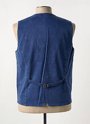 Gilet sans manche tissage chiné bleu CH. K. WILLIAMS homme