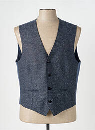 Gilet sans manche bi-matiére bleu CH. K. WILLIAMS homme
