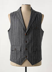 Gilet sans manche gris MAISON WOOLIES pour homme seconde vue