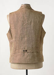 Gilet sans manche marron MAISON WOOLIES pour homme seconde vue