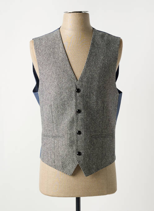 Gilet sans manche bi-matiére gris CH. K. WILLIAMS homme