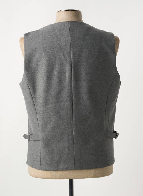 Gilet sans manche tissage chiné gris CH. K. WILLIAMS homme