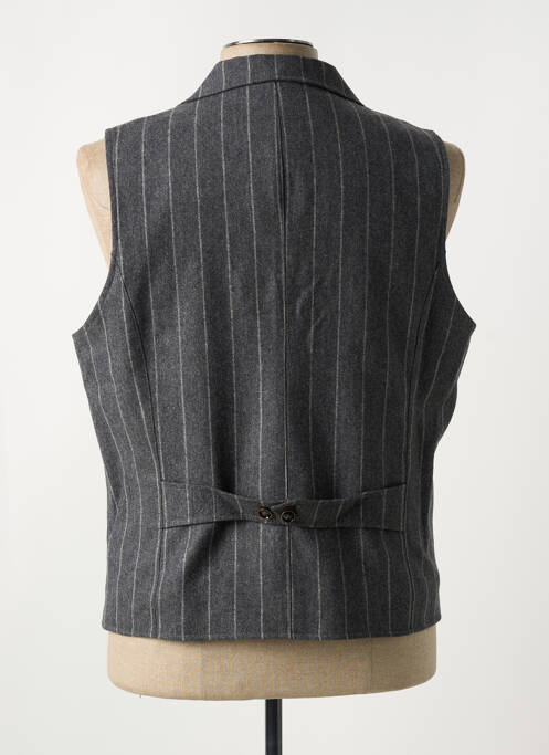 Gilet sans manche gris MAISON WOOLIES pour homme