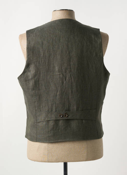 Gilet sans manche vert MAISON WOOLIES pour homme