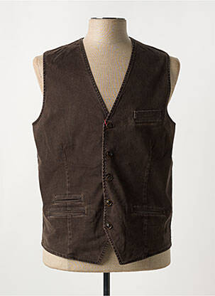 Gilet sans manche poches marron CH. K. WILLIAMS homme