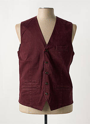 Gilet sans manche poches rouge CH. K. WILLIAMS homme