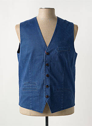 Gilet sans manche poches bleu CH. K. WILLIAMS homme