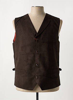 Gilet sans manche poches marron CH. K. WILLIAMS homme
