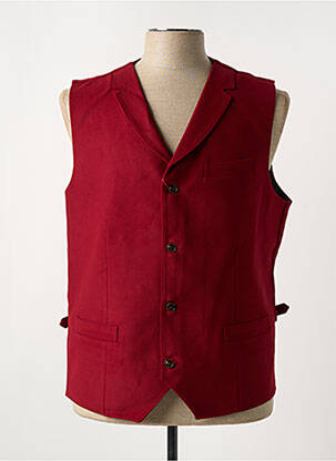 Gilet sans manche poches rouge CH. K. WILLIAMS homme