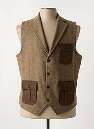Gilet sans manche poches marron CH. K. WILLIAMS homme