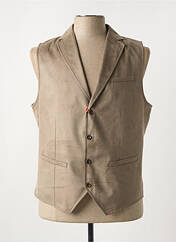 Gilet sans manche beige CH. K. WILLIAMS pour homme seconde vue