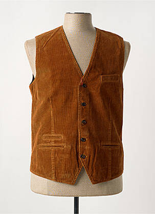 Gilet sans manche orange CH. K. WILLIAMS pour homme