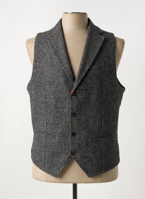 Gilet Sans Manches Homme En Coton - Col En V, Décontracté, Automne/Hiver, Tendance, Coupe Slim, Haut Basique