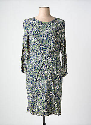 Robe mi-longue manches 3/4 manches 3/4 gris NICE THINGS femme