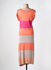 Robe longue orange LE PETIT BAIGNEUR pour femme seconde vue