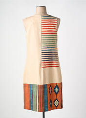 Robe mi-longue beige NICE THINGS pour femme seconde vue