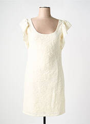 Robe mi-longue beige VILA pour femme seconde vue