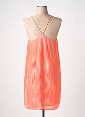 Robe mi-longue orange VILA pour femme seconde vue