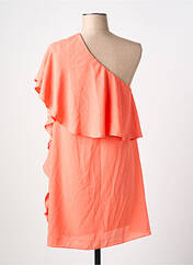 Robe mi-longue orange VILA pour femme seconde vue