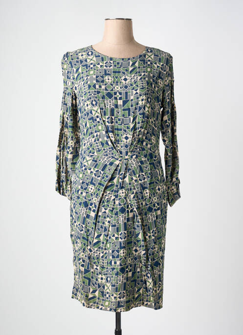 Robe mi-longue manches 3/4 manches 3/4 gris NICE THINGS femme