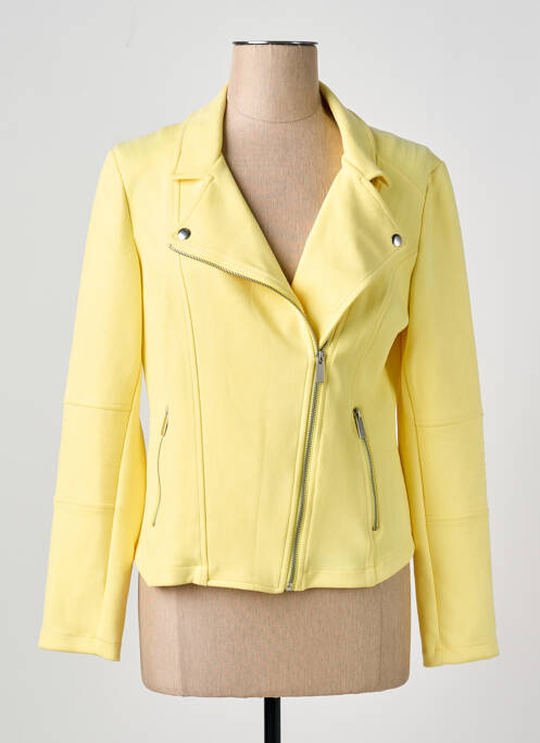 Veste casual col tailleur jaune STREET ONE femme