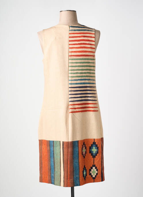 Robe mi-longue beige NICE THINGS pour femme