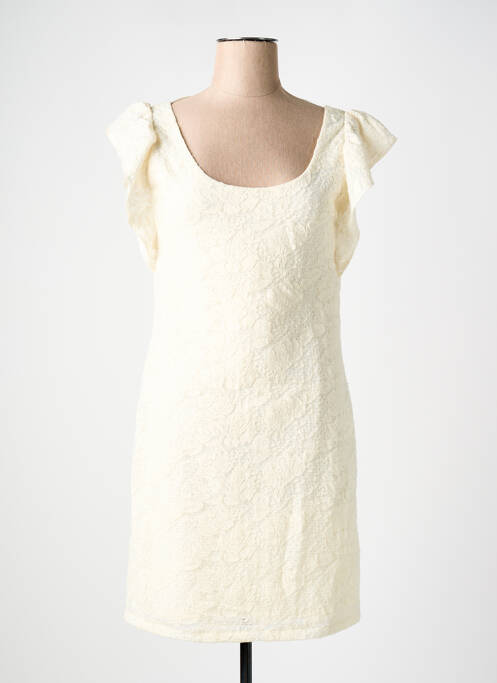 Robe mi-longue beige VILA pour femme