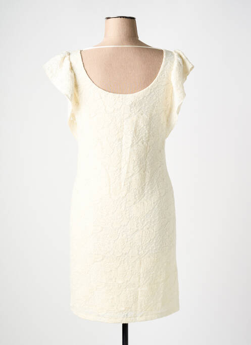 Robe mi-longue beige VILA pour femme