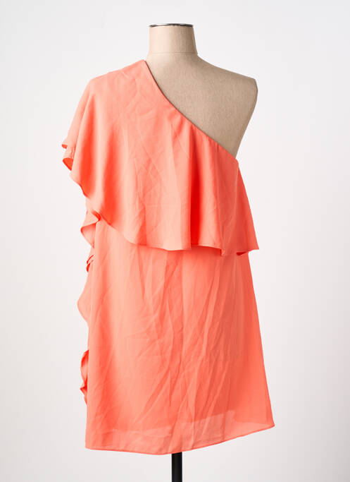 Robe mi-longue orange VILA pour femme
