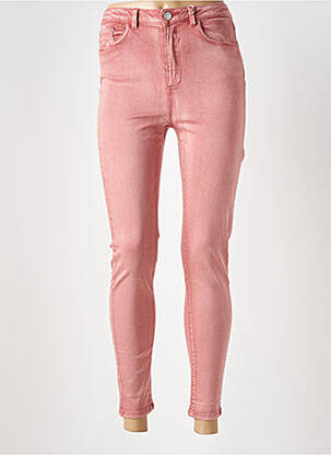 Jeans skinny taille haute taille haute rose VILA femme