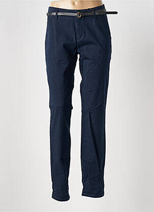 Pantalon chino taille basse taille basse bleu SCOTCH & SODA femme