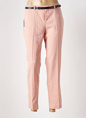 Pantalon 7/8 taille à pinces taille normale rose SCOTCH & SODA femme