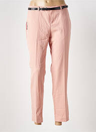 Pantalon 7/8 taille à pinces taille normale rose SCOTCH & SODA femme