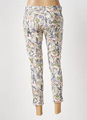 Pantalon 7/8 beige REIKO pour femme seconde vue