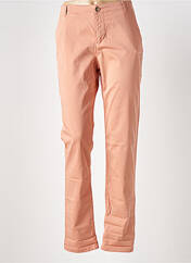 Pantalon chino rose NICE THINGS pour femme seconde vue